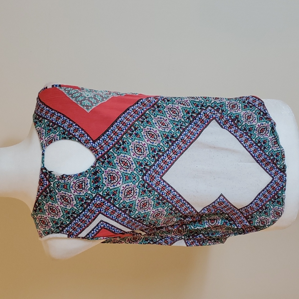 Renee C. Multicolored Keyhole Top Size Large - image 6